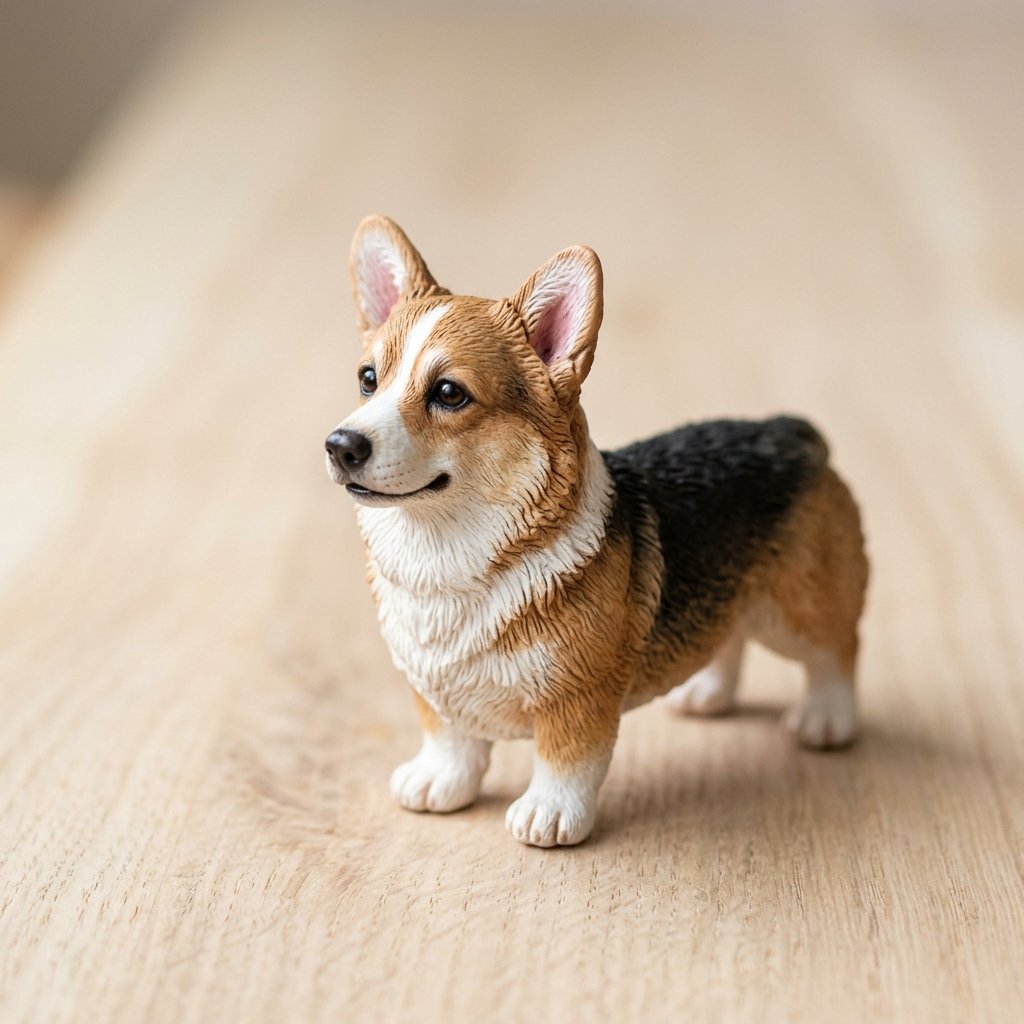Standing Corgi figurine